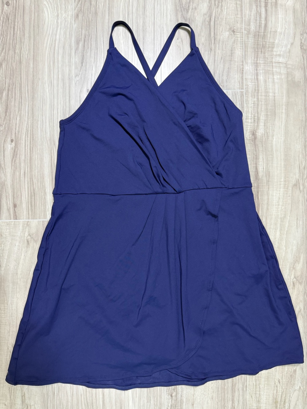 NWOT Lands' End Women's One-Piece Swimdress in Navy Blue